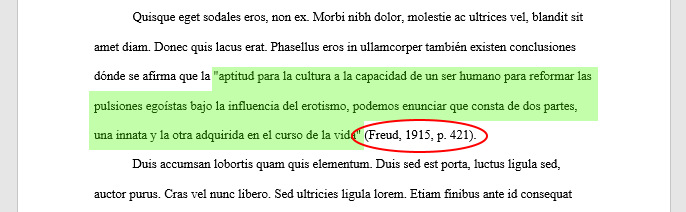 Citas Con Menos De 40 Palabras Normas Apa 8490